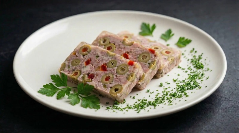 сочный куриный террин с оливками в духовке